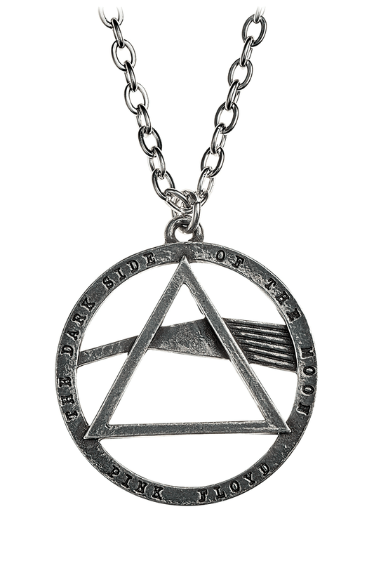 Pink Floyd "Dark Side" Moon Pewter Prism Pendant
