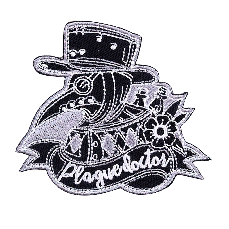 Plague Doctor Patch For Clothing / Accessory For Men And Women / Stylish Embroidery