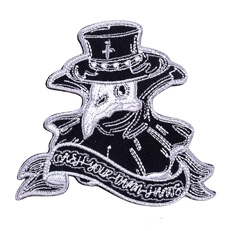 Plague Doctor Patch For Clothing / Accessory For Men And Women / Stylish Embroidery