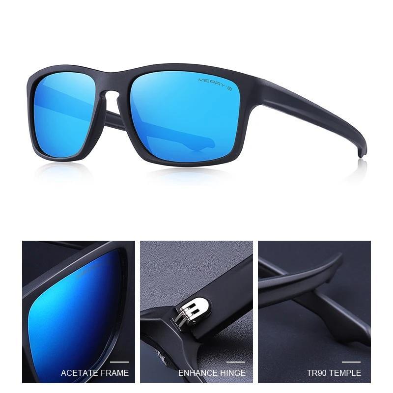 Polarized Sunglasses for Sport Fishing / Shades Square Mirror