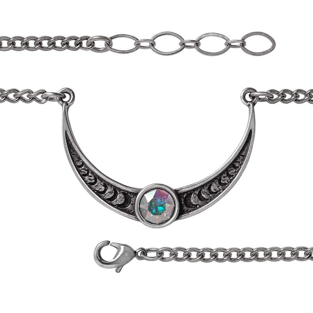 Priestess of Ishtar Crescent Moon Phases Bracelet