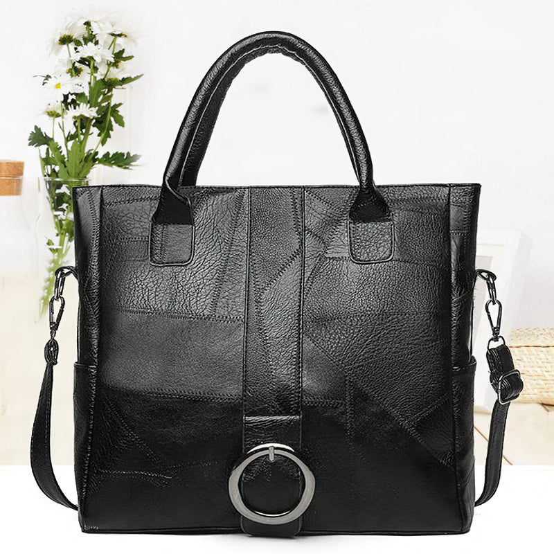 Pu Leather Women's Retro Handbag / Capacity Female Crossbody Bag / Simple Travel Shoulder Tote
