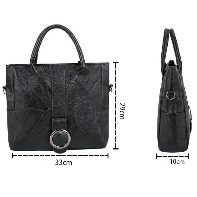 Pu Leather Women's Retro Handbag / Capacity Female Crossbody Bag / Simple Travel Shoulder Tote