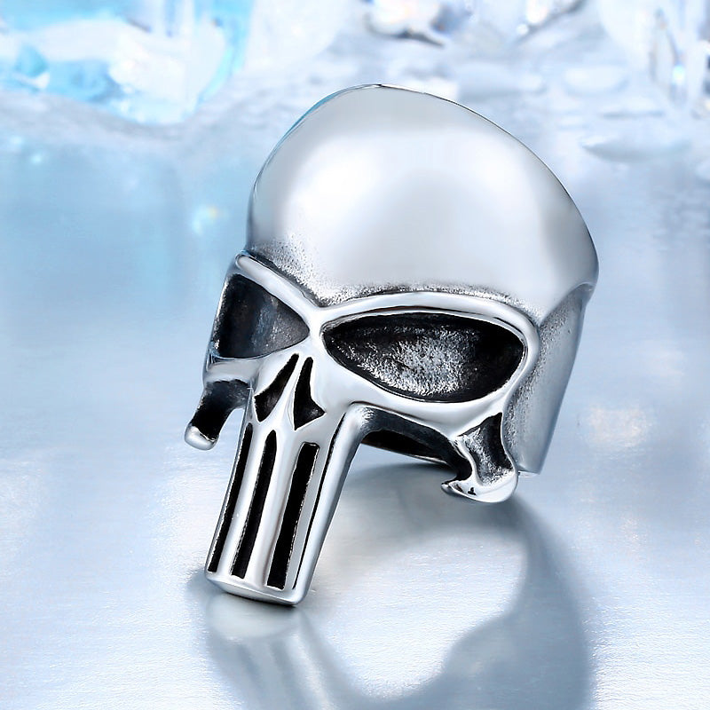 Punisher Skull Ring / Rock style Stainless Steel Fashion Jewelry