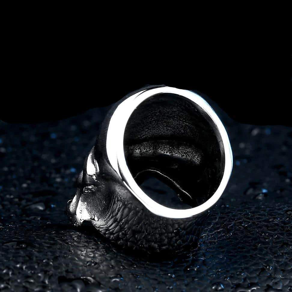 Punisher Skull Ring / Rock style Stainless Steel Fashion Jewelry