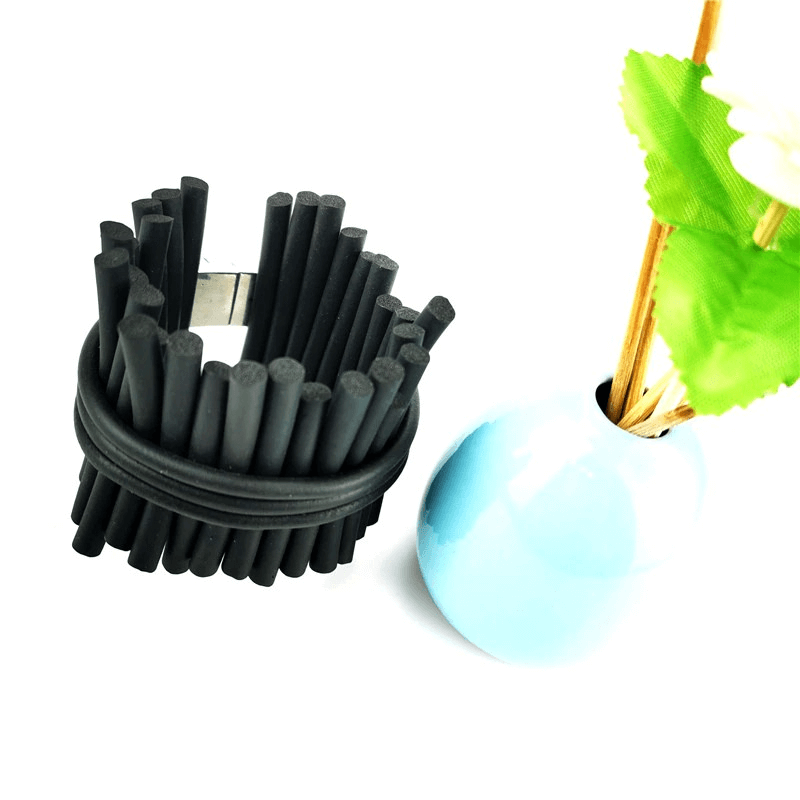 Punk Black Wide Bracelets / Rock Style Silicone Bangles / Handmade Rubber Jewelry