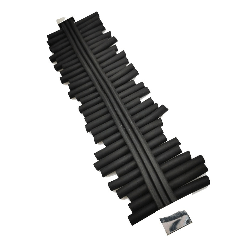 Punk Black Wide Bracelets / Rock Style Silicone Bangles / Handmade Rubber Jewelry