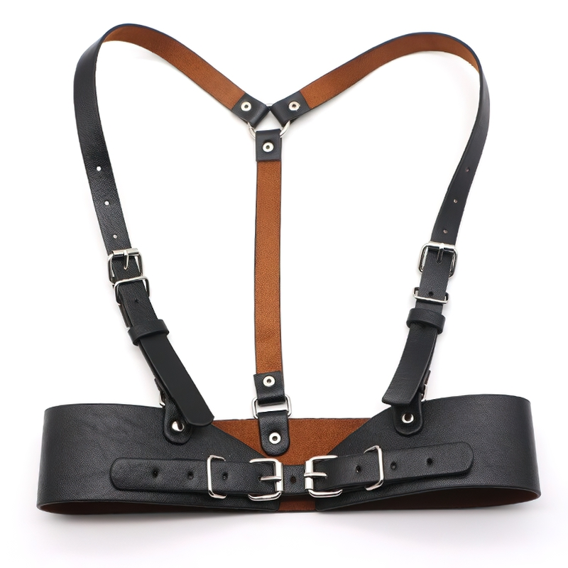Punk Gothic Adjustable Strap Belt / Stylish Harness Belts For Women / Female Clothing Accessories