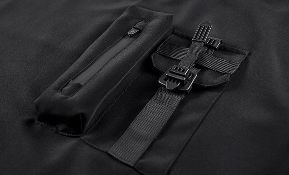 Punk Loose Solid T-Shirt for Men / Streetwear Oversized Clothes