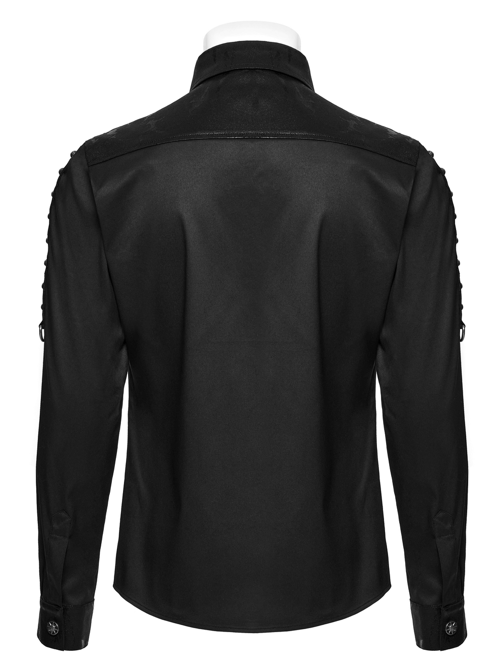 Punk Personalized Men's Shirt with Eyelet Details