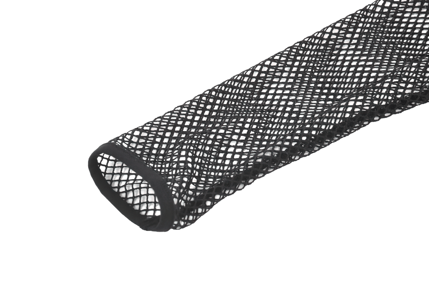 Punk Rock Black Fishnet Sleeved Top with Cutout and Straps