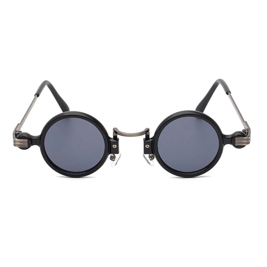 Punk Round Sunglasses for Men and Women / Vintage Glasses Fashion Shades