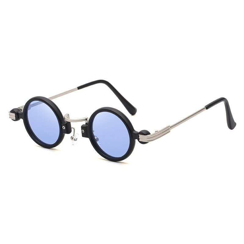 Punk Round Sunglasses for Men and Women / Vintage Glasses Fashion Shades