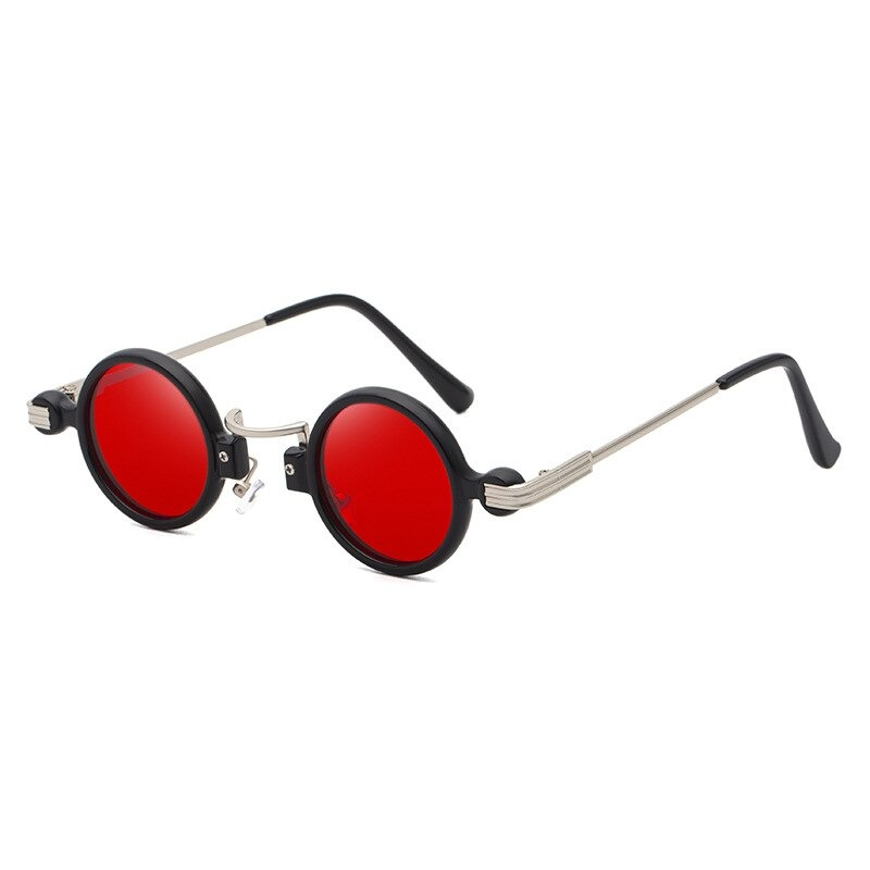 Punk Round Sunglasses for Men and Women / Vintage Glasses Fashion Shades