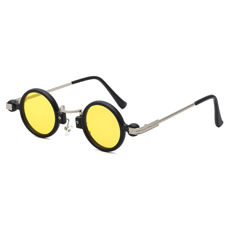 Punk Round Sunglasses for Men and Women / Vintage Glasses Fashion Shades