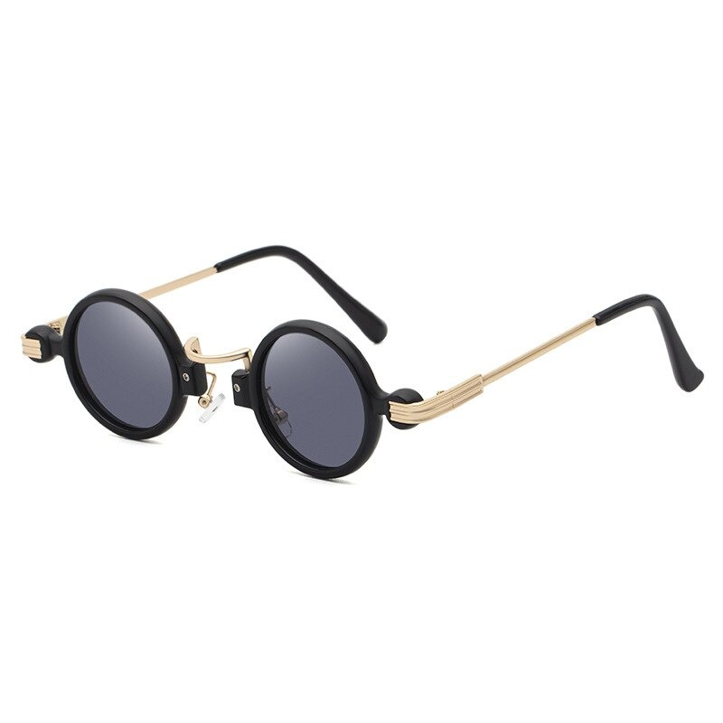 Punk Round Sunglasses for Men and Women / Vintage Glasses Fashion Shades