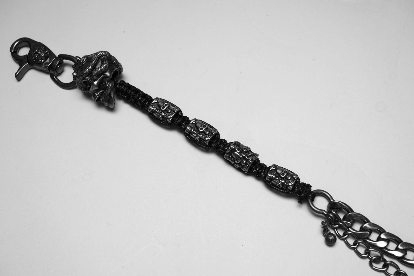 Punk Skull Snake Pant Chain with Metal Alloy Links