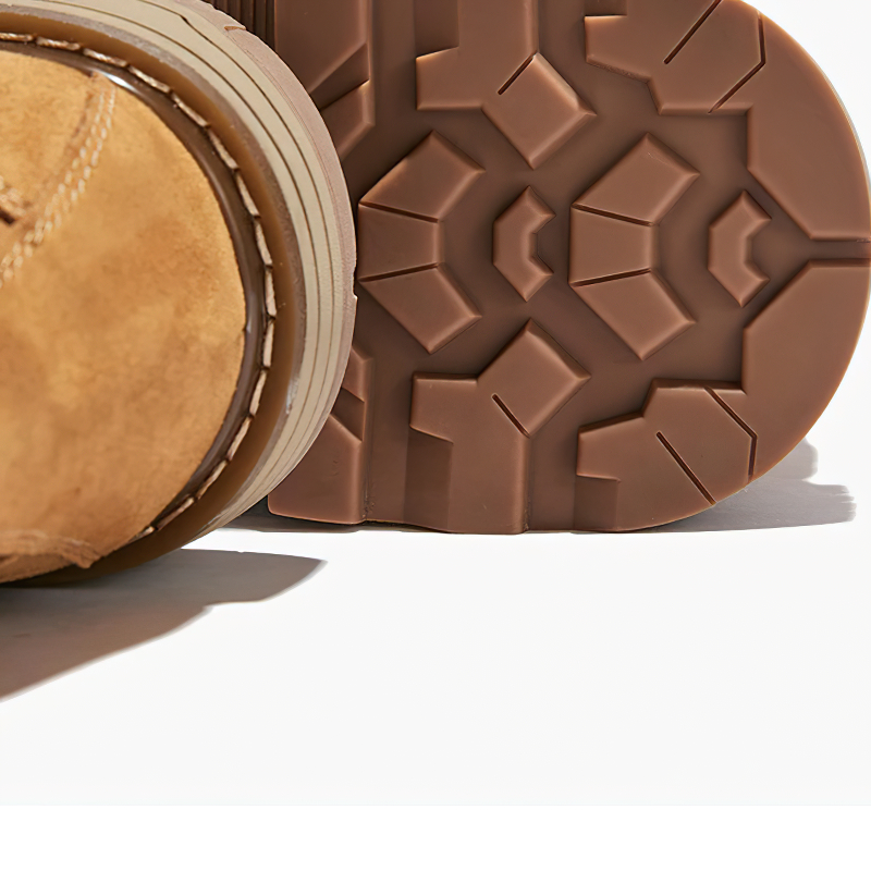 Real Leather Vintage Combat Boots / Men's Motorcycle Military Shoes