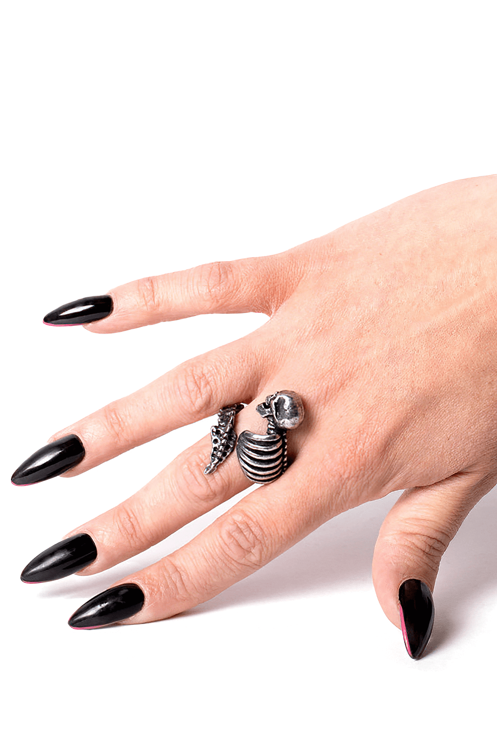 Resurrected Skeleton Ring - Rib Cage and Vertebrae Wrap