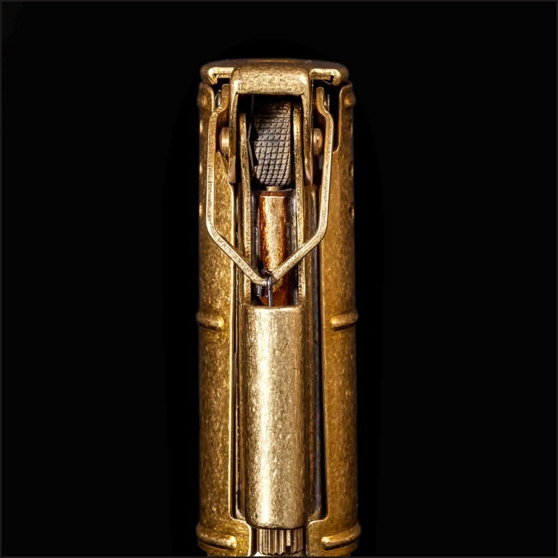 Retro Gasoline Flint Lighter / Pure Copper Trench Lighter / Petrol Free Fire Metal Gadgets