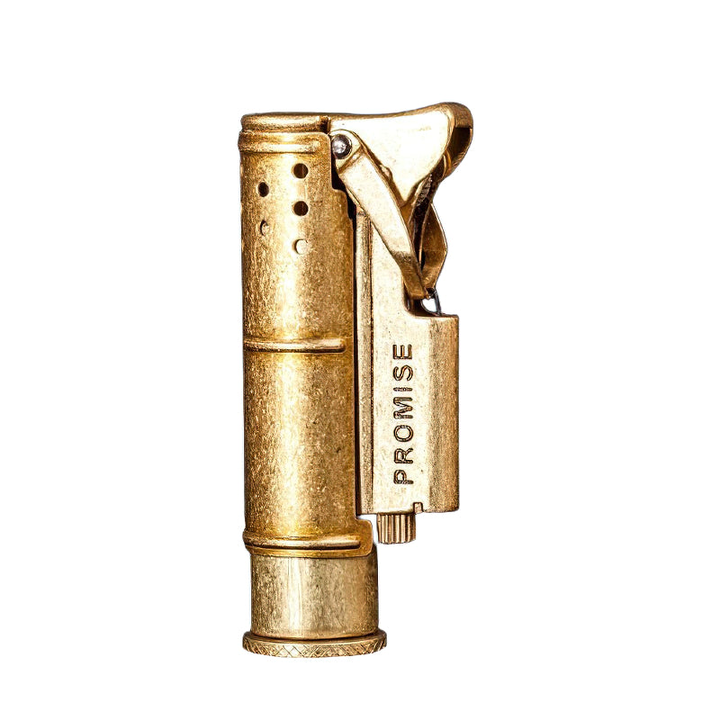 Retro Gasoline Flint Lighter / Pure Copper Trench Lighter / Petrol Free Fire Metal Gadgets