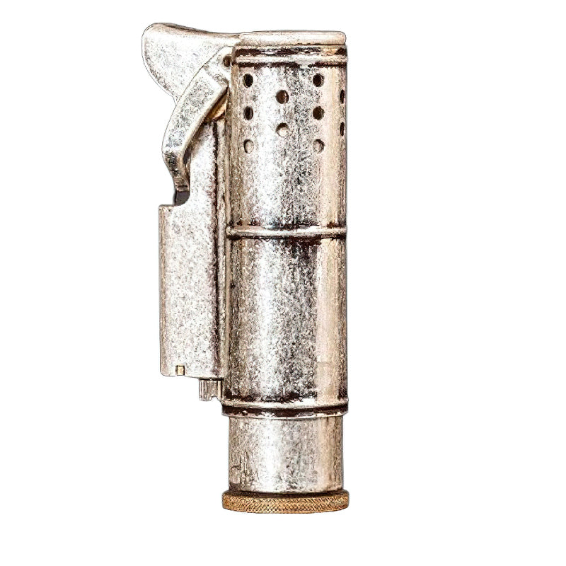 Retro Gasoline Flint Lighter / Pure Copper Trench Lighter / Petrol Free Fire Metal Gadgets