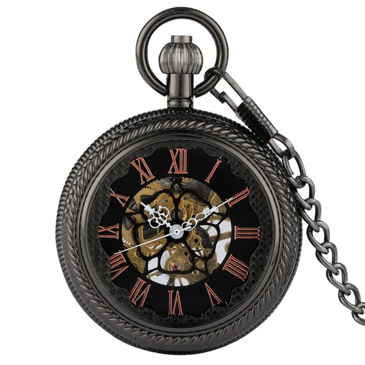 Retro Mechanical Pocket Watch for Men and Women / Antique Pendant Clock on Chain