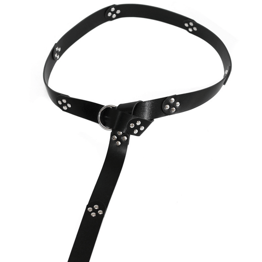 Retro Stitching Ring Long Belt for Men / Steampunk Costume Accessories