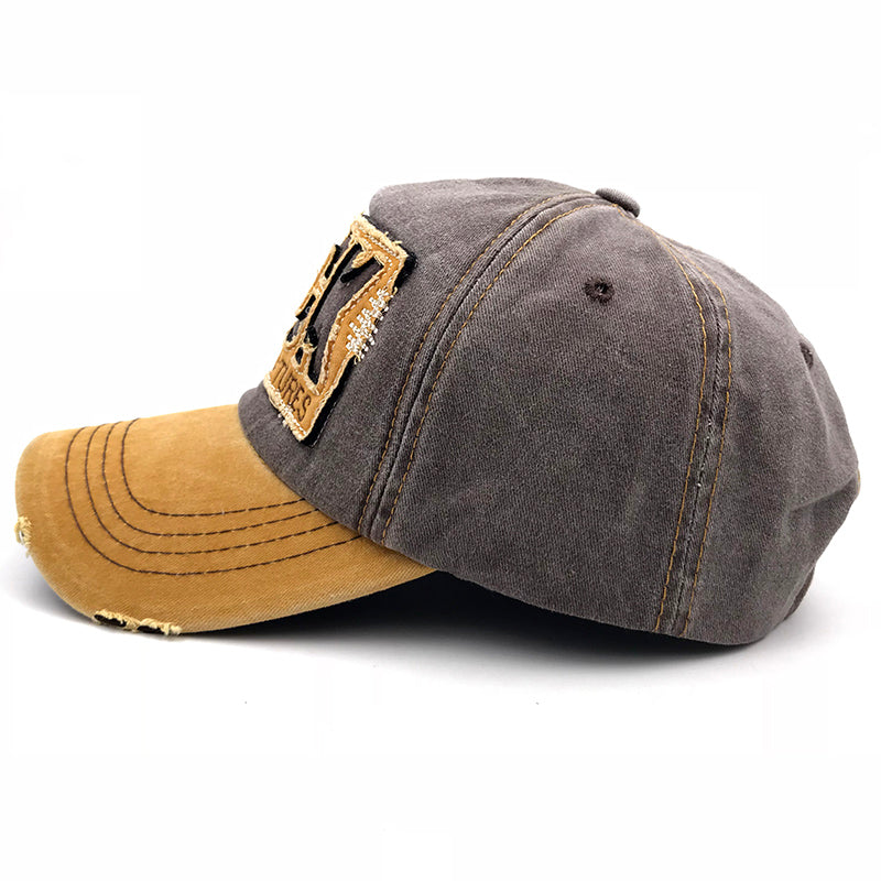 Rock and Metal Fashion Cotton Baseball Cap for men & women / Snapback with ROCK Embroidery