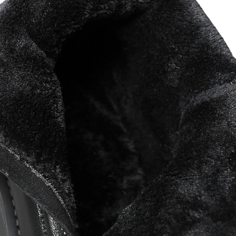 Rock Style Ankle Boots For Men Of Genuine Leather / Casual Male Warm Footwear