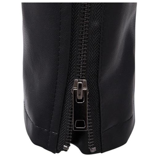 Rock Style Biker Jacket / Faux Leather Jacket / Alternative Fashion Bomber