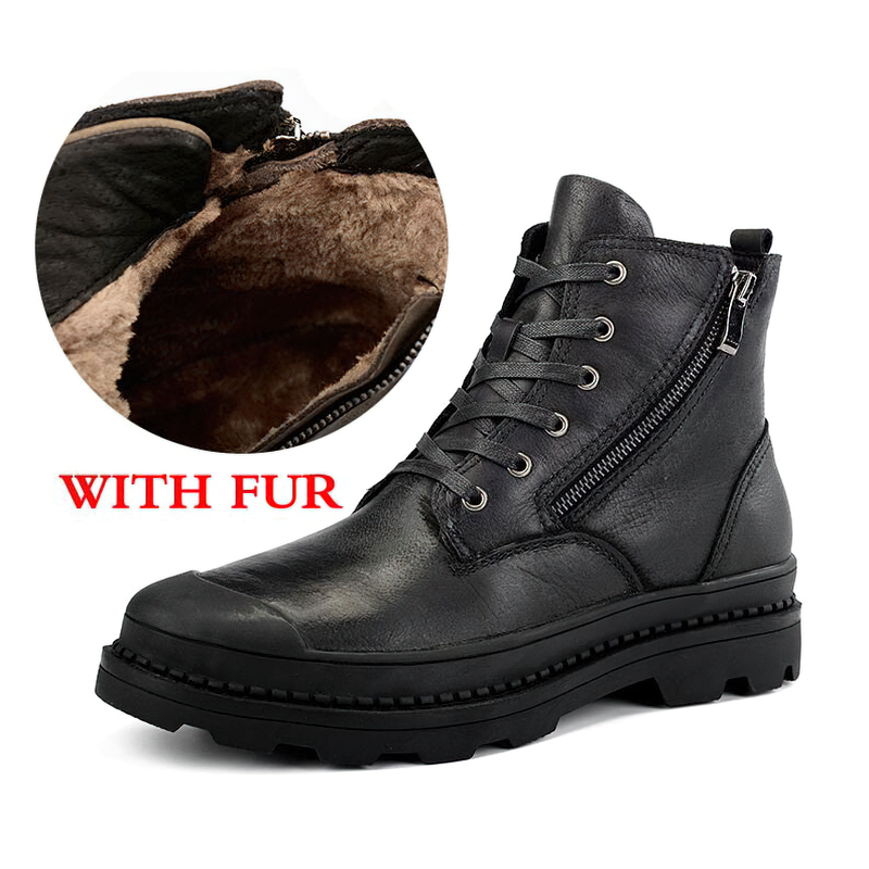 Rock Style Boots For Men / Fashion Ankle Boots / Mens Footwear Of Genuine Leather