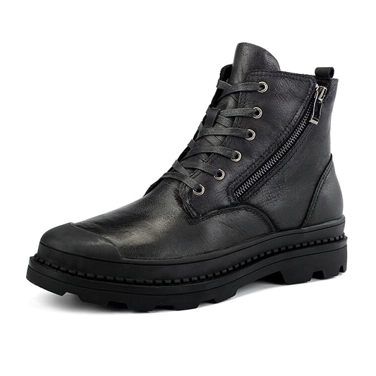 Rock Style Boots For Men / Fashion Ankle Boots / Mens Footwear Of Genuine Leather
