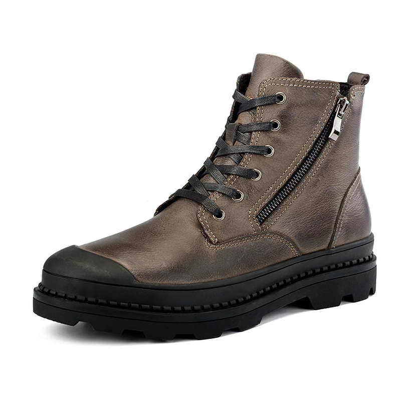 Rock Style Boots For Men / Fashion Ankle Boots / Mens Footwear Of Genuine Leather