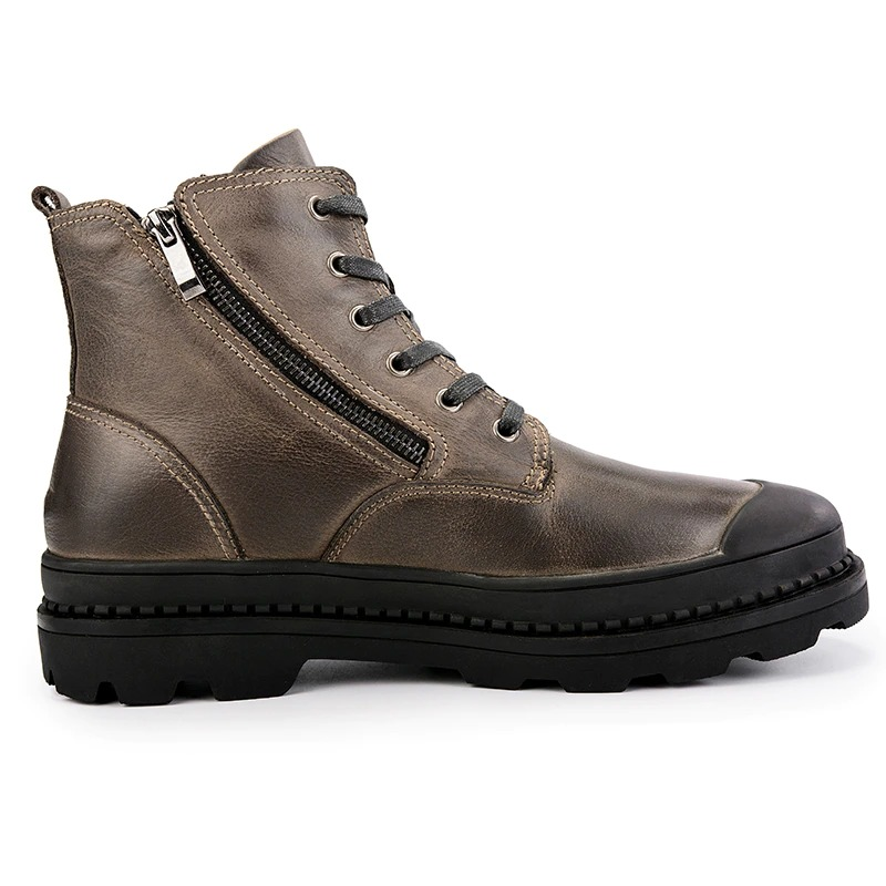 Rock Style Boots For Men / Fashion Ankle Boots / Mens Footwear Of Genuine Leather
