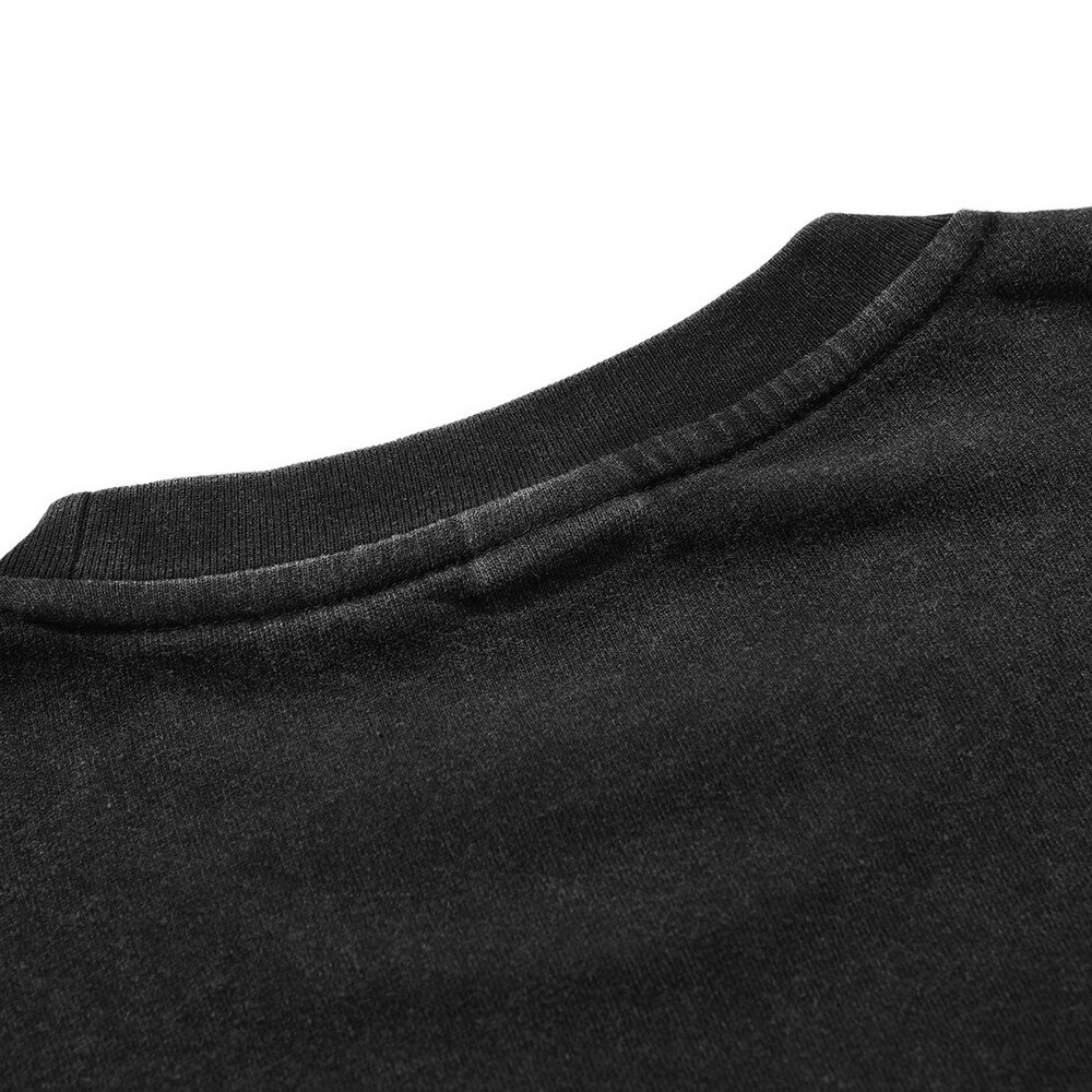 Rock Style Letter Skull Printed Oversize T Shirt / Fashion Casual Tee Shirts for Men and Women