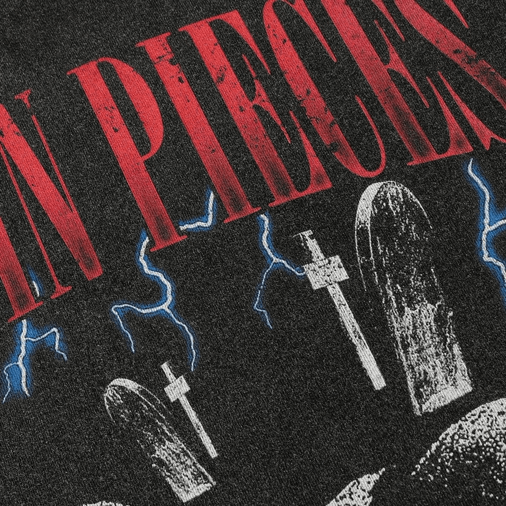 Rock Style Letter Skull Printed Oversize T Shirt / Fashion Casual Tee Shirts for Men and Women