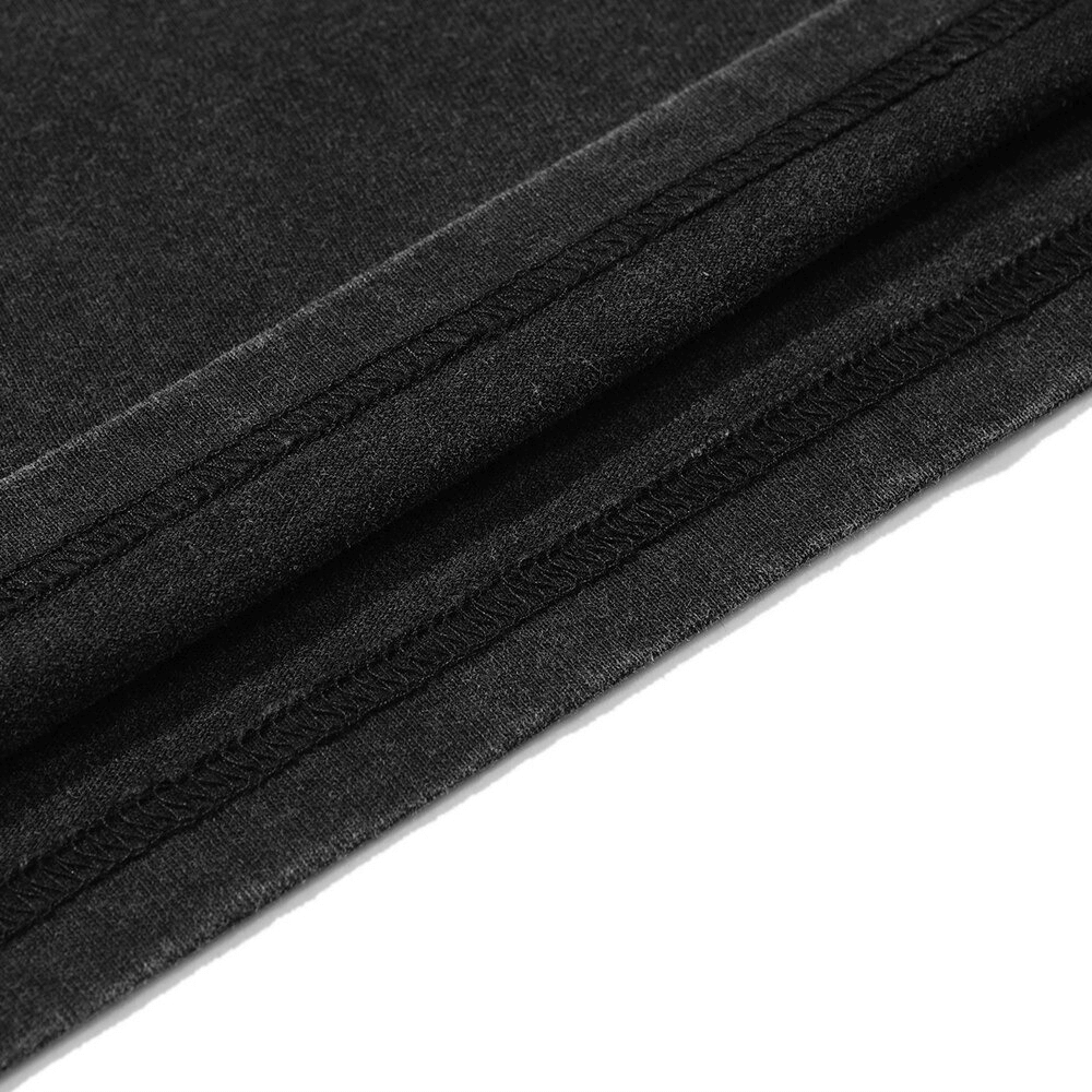 Rock Style Letter Skull Printed Oversize T Shirt / Fashion Casual Tee Shirts for Men and Women