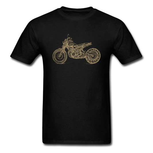 Rock Style Motorcycle T-Shirts for Men and Women / Biker Cotton Tee Shirt