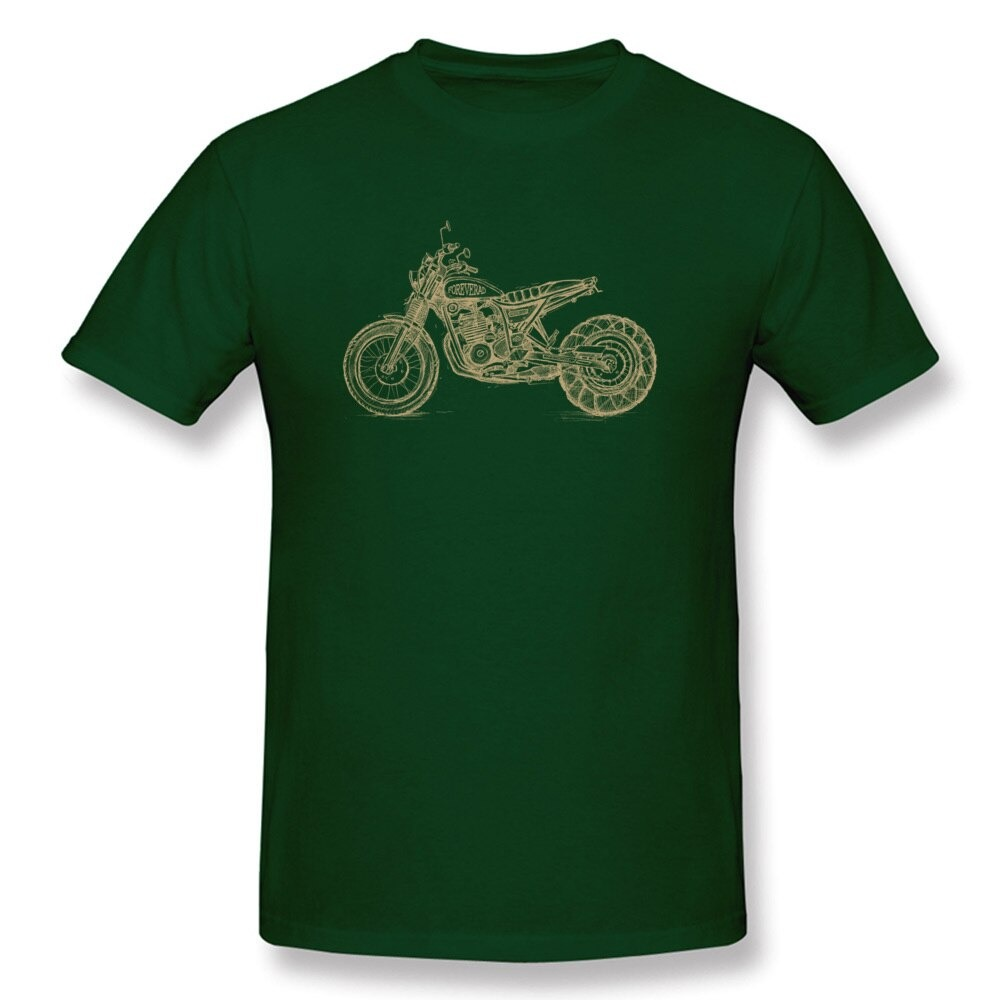 Rock Style Motorcycle T-Shirts for Men and Women / Biker Cotton Tee Shirt