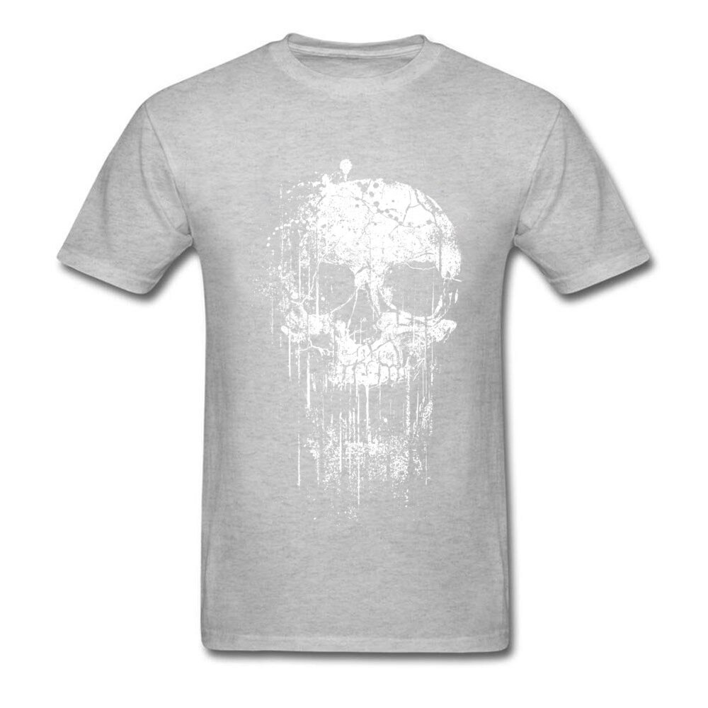 Rock Style Short Sleeve T-Shirts for Men and Women / Skull Print T-Shirts for You