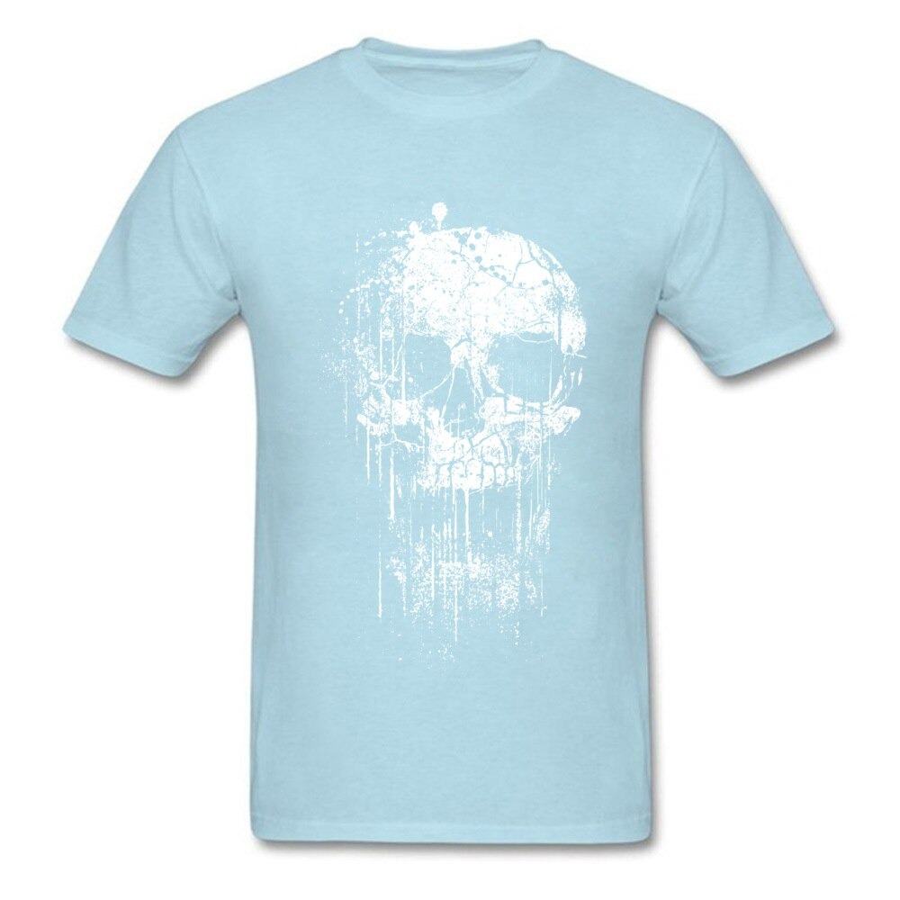 Rock Style Short Sleeve T-Shirts for Men and Women / Skull Print T-Shirts for You