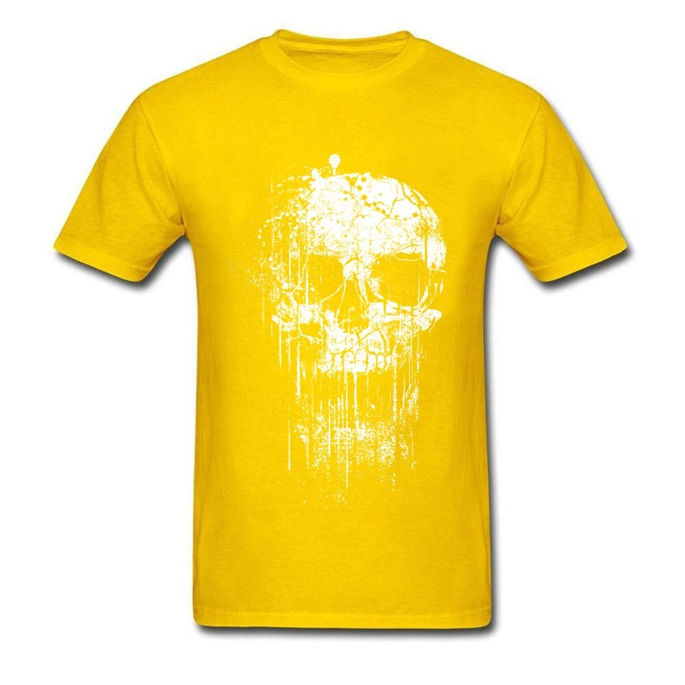 Rock Style Short Sleeve T-Shirts for Men and Women / Skull Print T-Shirts for You