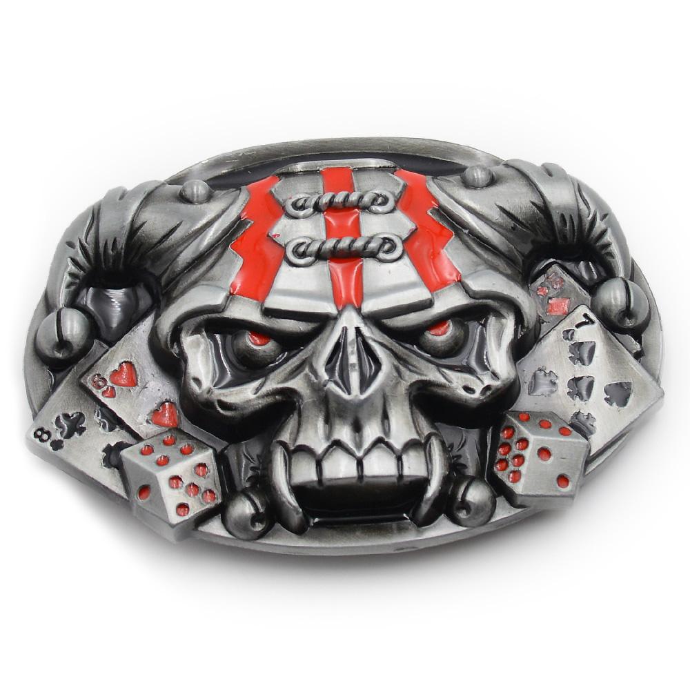 Rock Style Skull Cowboy Belt Buckle / Alternative Fashion Accessories