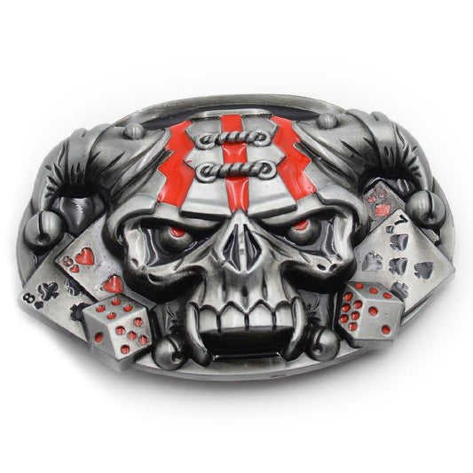 Rock Style Skull Cowboy Belt Buckle / Alternative Fashion Accessories