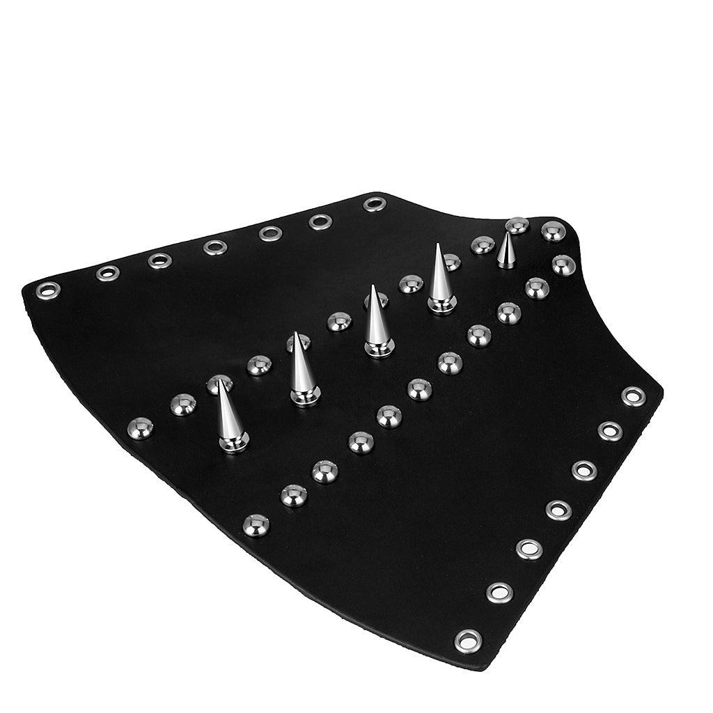 Rock Style Stainless Steel Rivet Genuine Leather Wrist Strap / Vintage Protection Bracelet