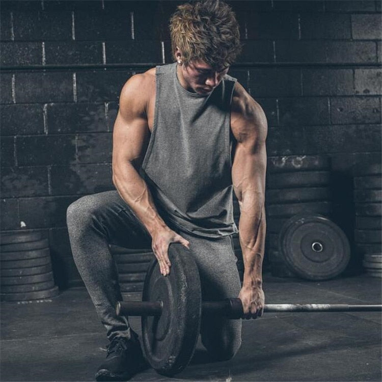 Rock Style Tank Top Men's Fitness Singlet Gym / Alternative Fashion Clothes