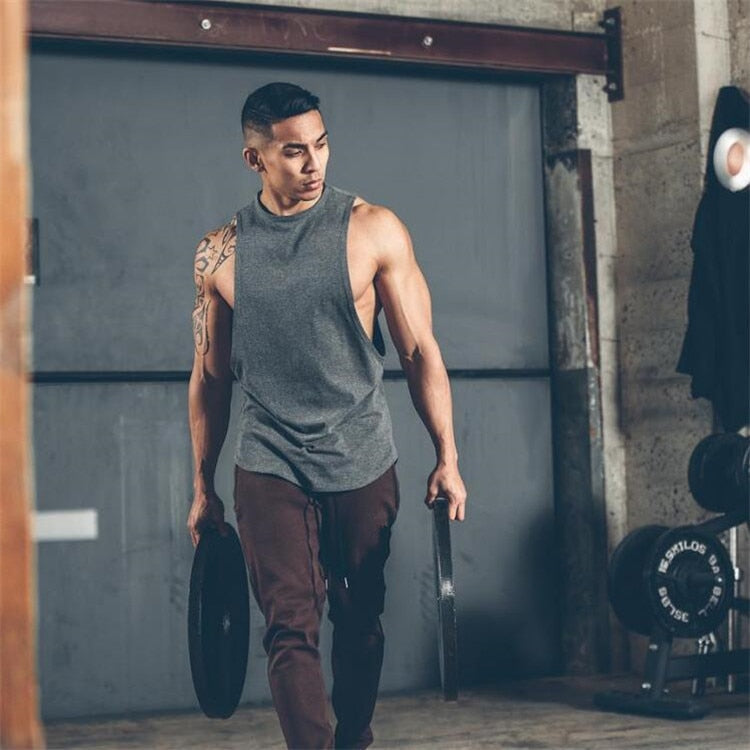 Rock Style Tank Top Men's Fitness Singlet Gym / Alternative Fashion Clothes