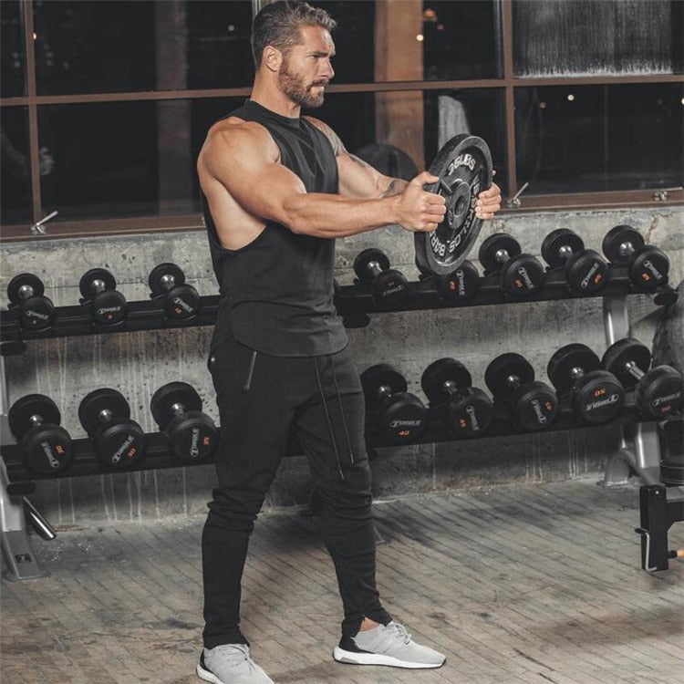 Rock Style Tank Top Men's Fitness Singlet Gym / Alternative Fashion Clothes