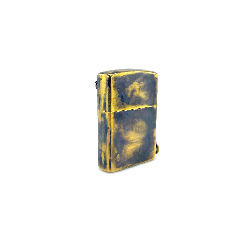 Rock Style Unisex Lighter Case With Cross And Wings / Vintage Skull Box For Lighter